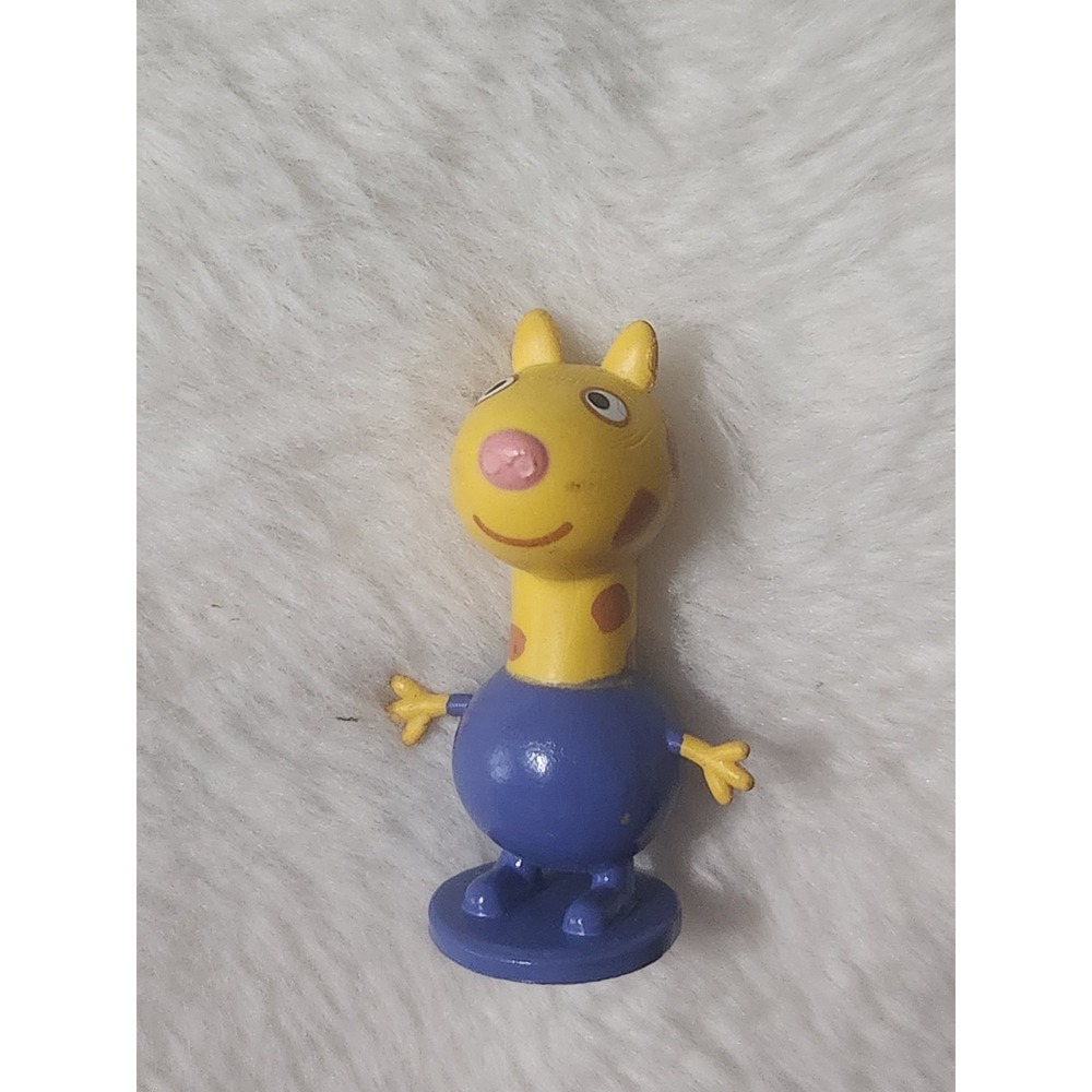 Gerald Giraffe 2" Peppa Pig Figurine Rubber Nick Jr Play Display Collect